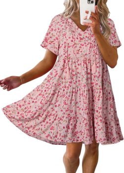 Dokotoo Boho Floral Dress