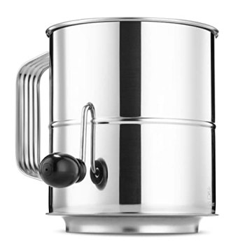 ChefGiant Flour Sifter with Hand Press