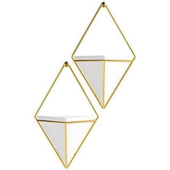 Umbra Metallic Geometric Vase