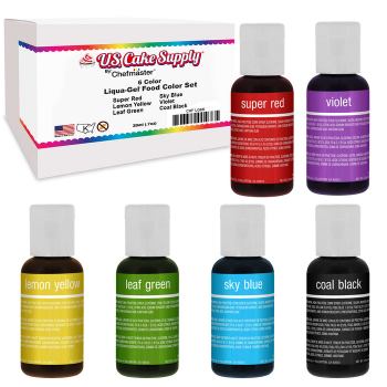 U.S. Cake Supply Gel Colors Set