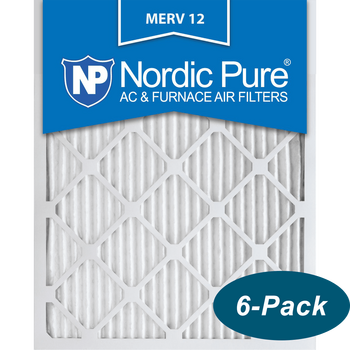 Nordic Pure MERV 12 Pleated AC Furnace Filter