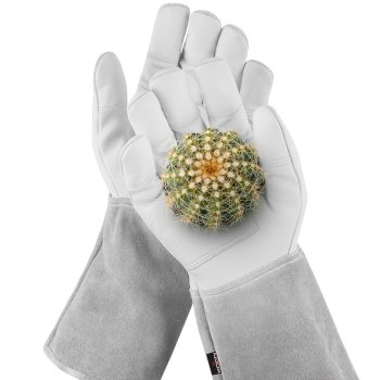 NoCry Long Leather Gardening Gloves