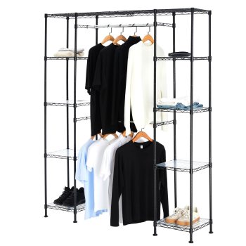 AmazonBasics Adjustable Rolling Garment Rack