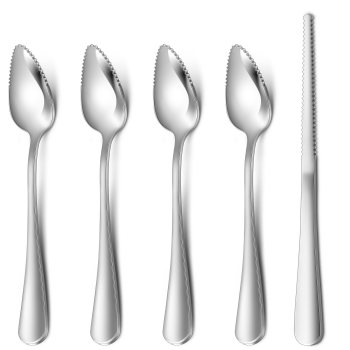 HIWARE Stainless Steel Grapefruit Spoons