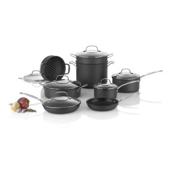Cuisinart Chef's Classic Nonstick Hard-Anodized Cookware Set