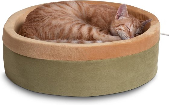 K&H Pet Products Thermo-Kitty Heated Cat Bed