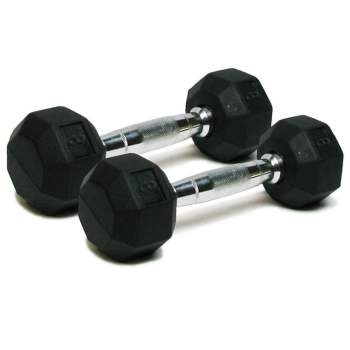 SPRI Deluxe Rubber Dumbbells