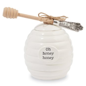 Mud Pie Beehive Honey Jar