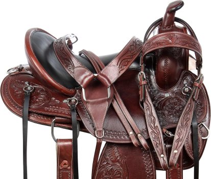 Acerugs Premium Leather Western Saddle
