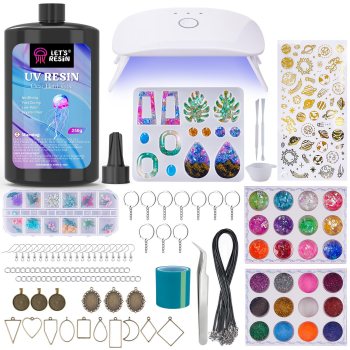 LET'S RESIN Epoxy Resin Jewelry Making Kit