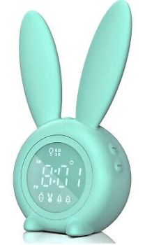 ANMONES Bunny Kids Alarm Clock