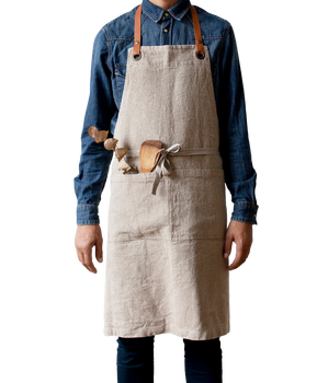 LinenApron Natural Linen