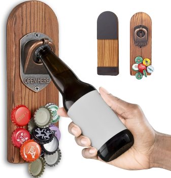 KTOJOY Wall-Mounted Magnetic Bottle Opener