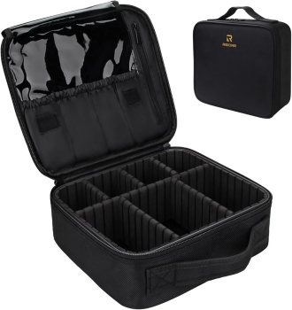 Relavel Travel Makeup Train Case