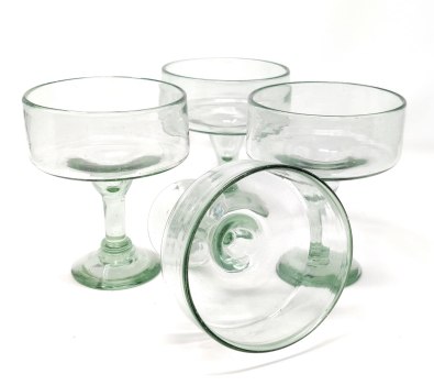 Mexican Handblown Handblown Margarita Glasses