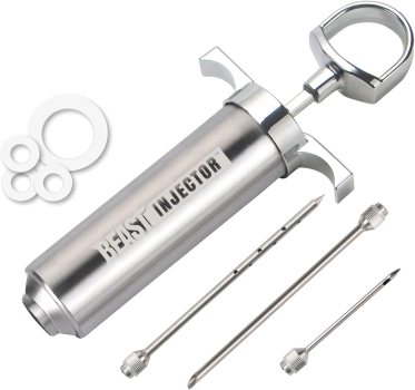 Grill Beast Stainless Steel Meat Injector Kit
