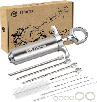Ofargo Stainless Steel Meat Injector Kit