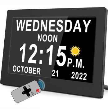 Véfaîî Alzheimer's Day Clock