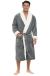 Alexander Del Rossa Men's Plush Fleece Bathrobe