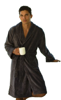 Cariloha Men's Bamboo Bathrobe