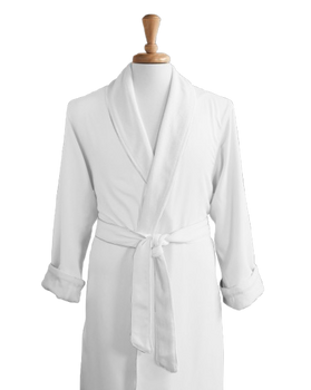 Luxor Linens Men's Microfiber Spa Robe
