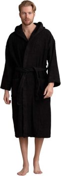 Soft Touch Men's Hooded Bathrobe