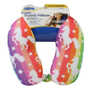 Cloudz Microbead Travel Neck Pillow