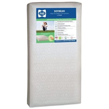 Sealy Soybean Foam-Core Crib Mattress