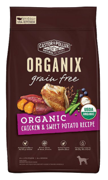 Castor & Pollux Organix Grain Free Organic Chicken & Sweet Potato Recipe