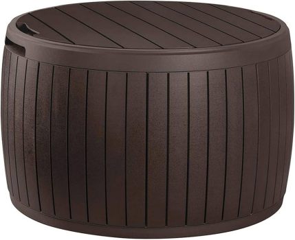 Keter Circa 37 Gallon Round Deck Box