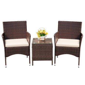 Devoko 3 Pieces Patio Set