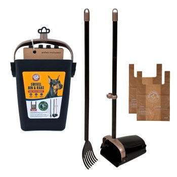 Arm & Hammer Swivel Bin & Rake Pooper Scooper
