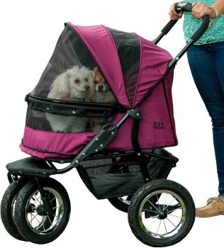 Pet Gear No-Zip Double Pet Stroller