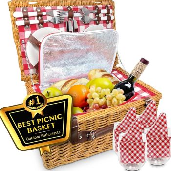 Nature Gear Picnic Basket for 4