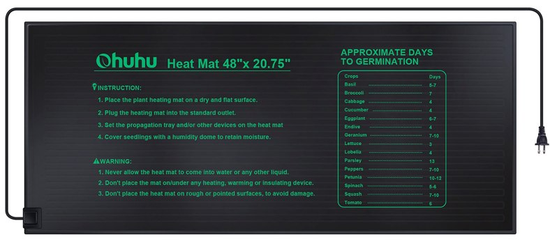 Ohuhu Seedling Heat Mat