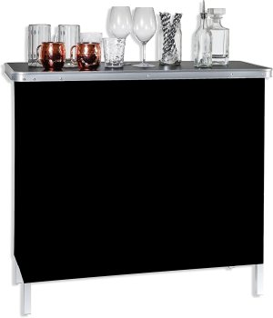 Trademark Innovations Portable Folding Bar Table