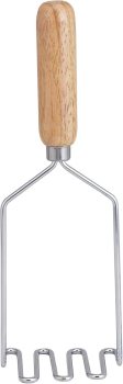 HIC Harold Import Co. Wooden Potato Masher