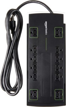 AmazonBasics Flat Plug Surge Protector