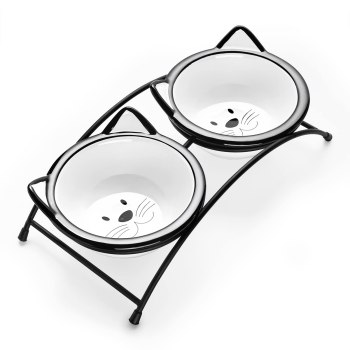 Y YHY Raised Cat Bowls