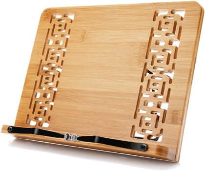 wishacc Bamboo Book Stand