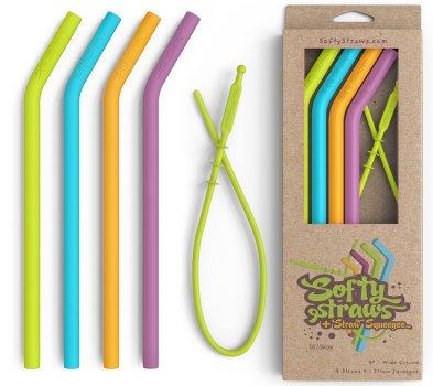 Softy Straws Glass Drinking Straws