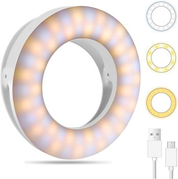 Whellen 8-inch Rechargeable Ring Light