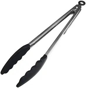 StarPack Home Premium Silicone Kitchen Tongs Set