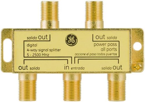 GE Digital 4-Way Coaxial Splitter