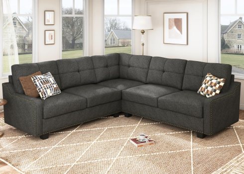 HONBAY Reversible Sectional Sofa