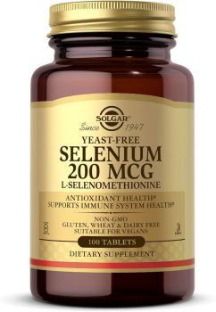 Solgar Yeast Bound Selenium 200 mcg