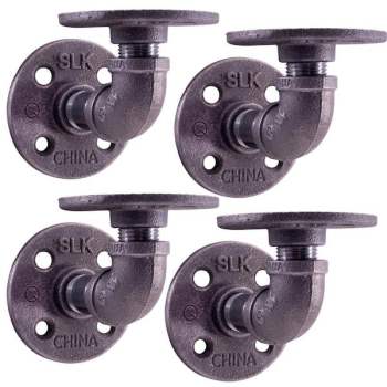 Pipe Decor Industrial Shelf Brackets