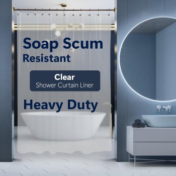 Epica Extra Long Shower Curtain Liner