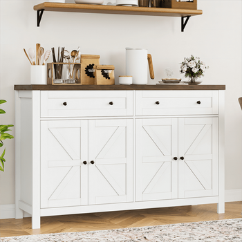 HOMFA Sideboard Storage Cabinet