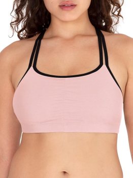 Fruit of the Loom Women's Spaghetti Strap Cotton Pullover Sports Bra